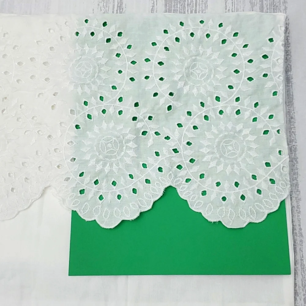 Southern Living Medallion Eyelet Pillowcase Sham King Size in White